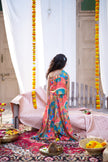 Rang Mahal Pure Silk Girls Top Skirt Set