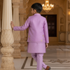 Morbagh Flamingo Pure Silk Open Jodhpuri Kurta Pajama Set