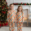 Gingerbread & Candy Cane Holiday Pyjama Set