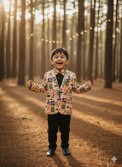 Wild Emblem Pure Linen Blazer Sets