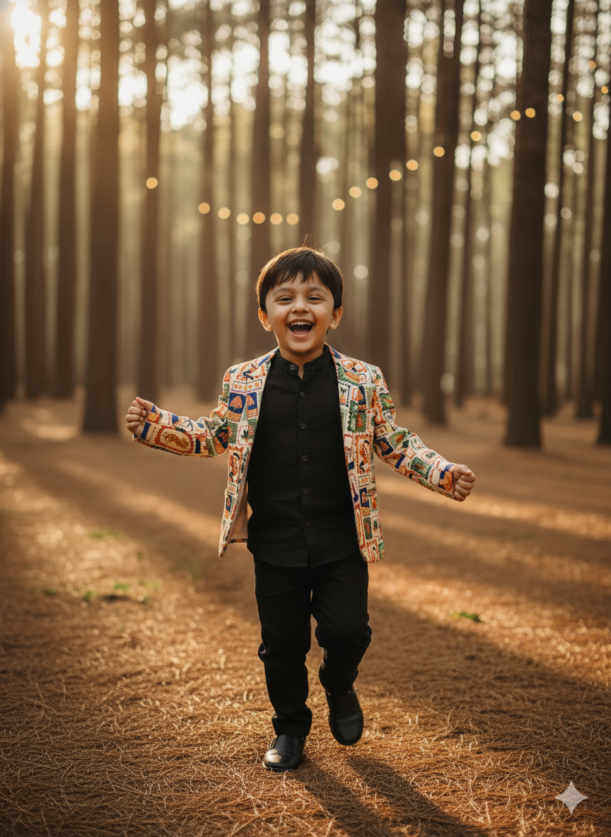 Wild Emblem Pure Linen Blazer Sets