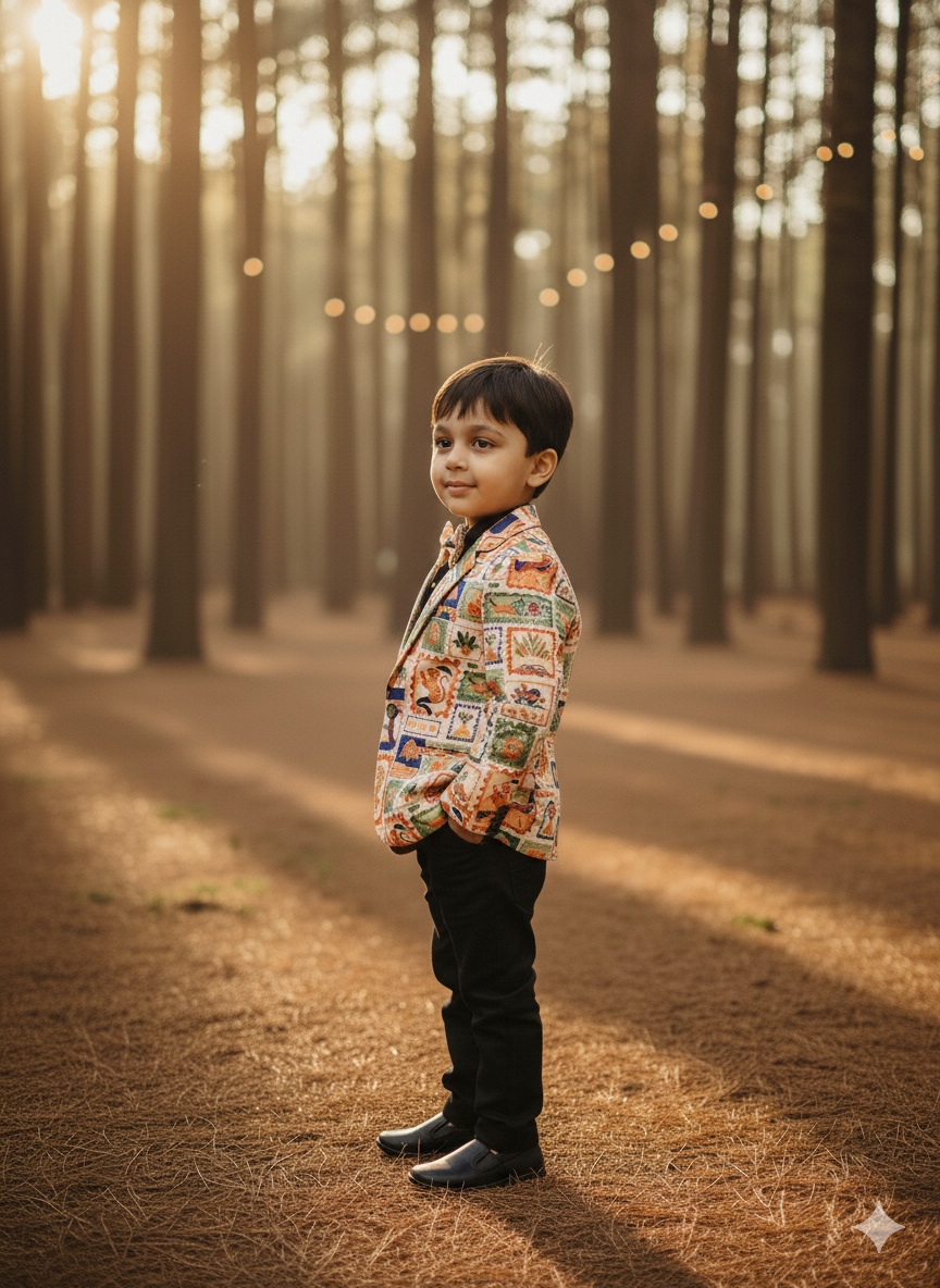 Wild Emblem Pure Linen Blazer Sets