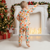 Gingerbread & Candy Cane Holiday Pyjama Set