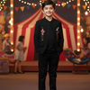 Carnival Themed Zipper Bomber Jacket Set