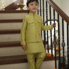 Ferris Dreams Pure Silk Koti Kurta Pajama Set
