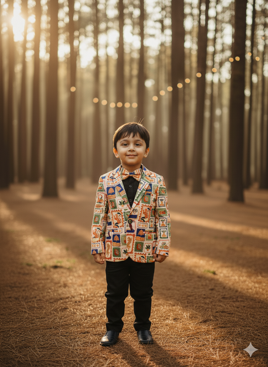 Wild Emblem Pure Linen Blazer Sets