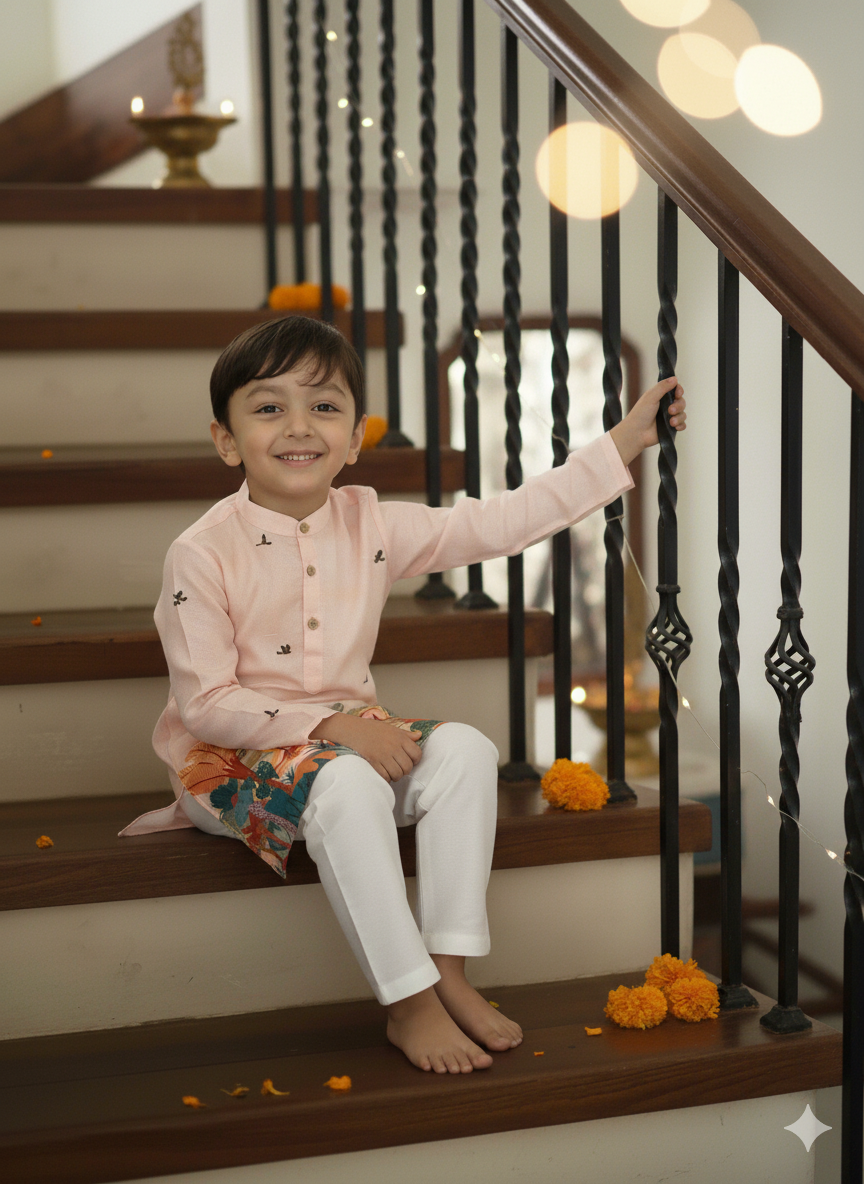 Savannah Themed Kurta Pajama Set