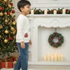 Kids' Festive Threadwork Appliqué Jumper
