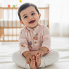 Bear & Balloon Dreams Pure Bamboo Muslin Cotton Kurta Pajama Set