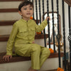 Ferris Dreams Pure Silk Koti Kurta Pajama Set