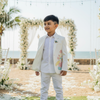 Ivory Bloom Blazer Set