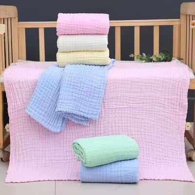 Classic Pink 100% Soft Cotton Muslin Bath Towel (Pack of 1) - Funny Bones Clothings