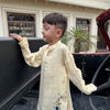 The Classic Circus Trick Embriodered Pure Bamboo Muslin Cotton Kurta Pajama Set
