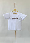 Tencel™ Fabric Camping Inspired Embroidered Half Sleeves T-Shirt