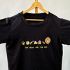 Tencel™ Fabric The Honey and The Bear Story Inspired Embroidered Half Sleeves T-Shirt