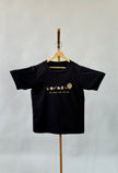 Tencel™ Fabric The Honey and The Bear Story Inspired Embroidered Half Sleeves T-Shirt