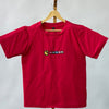 Tencel™ Fabric Pacman Inspired Embroidered Half Sleeves T-Shirt