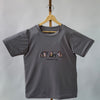 Tencel™ Fabric Camping Inspired Embroidered Half Sleeves T-Shirt
