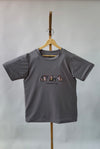 Tencel™ Fabric Camping Inspired Embroidered Half Sleeves T-Shirt