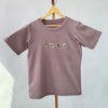 Tencel™ Natures Walk Inspired Embroidered Half Sleeves T-Shirt