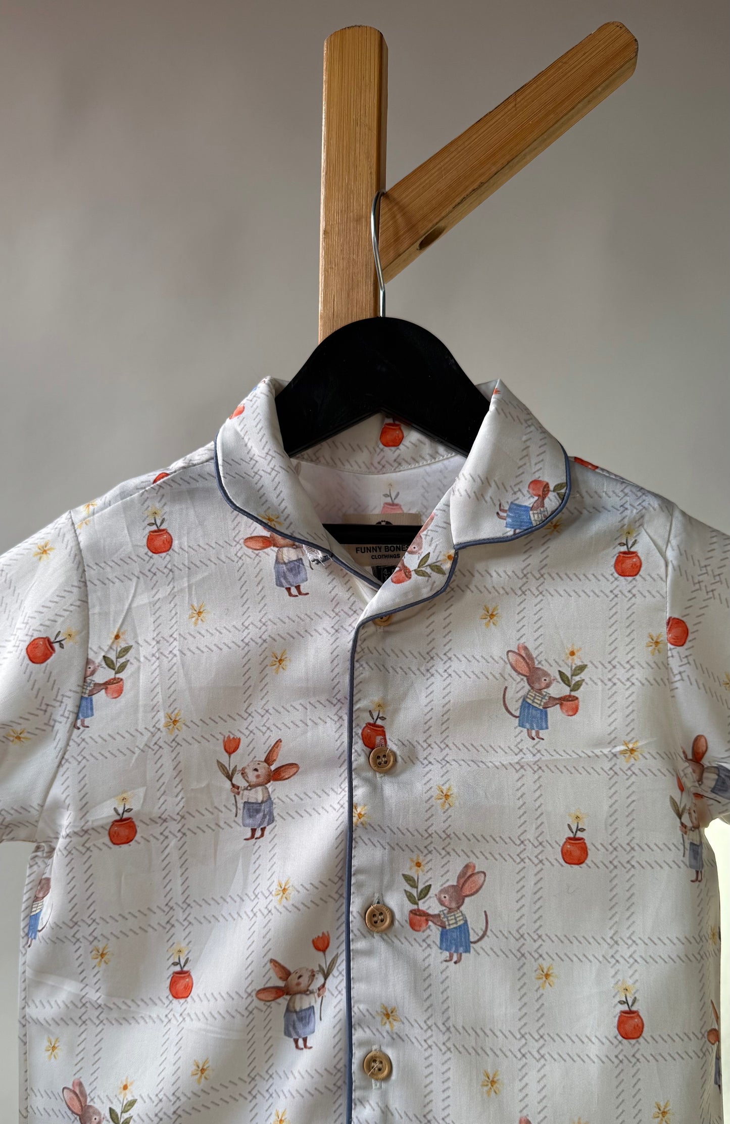 Mouse and The Pot Story Inspired Premium Italian Cotton Night Suit