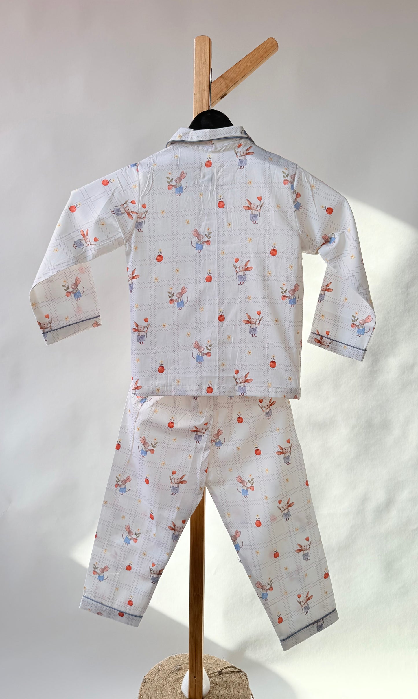 Mouse and The Pot Story Inspired Premium Italian Cotton Night Suit