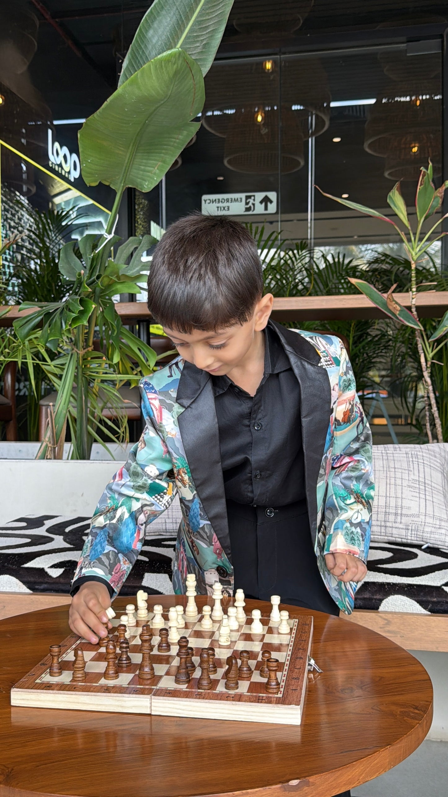 Fantasy World Printed Premium Blazer Set
