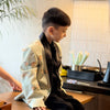 Mare & Stallion Print Premium Pure Linen Blazer Set