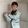 Mare & Stallion Print Premium Pure Linen Blazer Set