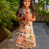 Wild EMblem Printed Pure Linen BLazer Dress