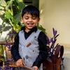 Champions’ Grey Ensemble Themed Waist Coat Set