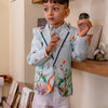 Nature Flights Pure Linen Blazer Set