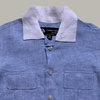 Classic Unisex Blue White Collared Shirt & Shorts Set - Funny Bones Clothings