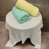 Classic White 100% Soft Cotton Muslin Bath Towel (Pack of 1) - Funny Bones Clothings