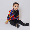 Colorful Printed Satin Blazer - Premium Material, Ready Stock - Funny Bones Clothings