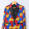 Colorful Printed Satin Blazer - Premium Material, Ready Stock - Funny Bones Clothings