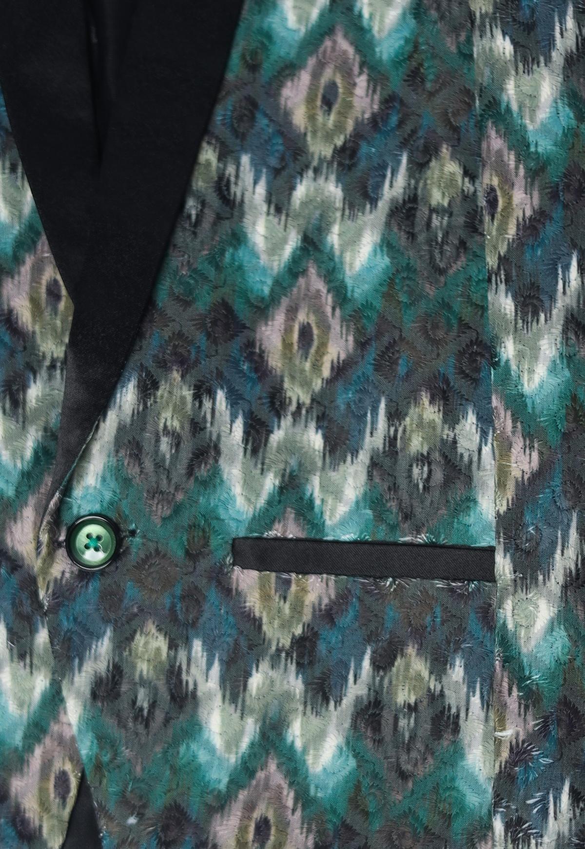 Embroidery Styled Jacquard Blazer Only - Funny Bones Clothings