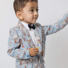 Goose Printed Pure Linen Blazer Only - Funny Bones Clothings