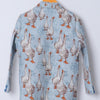 Goose Printed Pure Linen Blazer Only - Funny Bones Clothings
