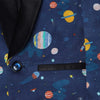 Planet Printed Pure Linen Blazer Set - Funny Bones Clothings