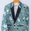 Rabbit Printed Pure Linen Blazer Set - Funny Bones Clothings