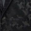 Plus Signed Jacquard Blazer Only - Funny Bones Clothings