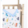 Car Print 100% Soft Cotton Muslin Blanket (Pack of 1) - Funny Bones Clothings