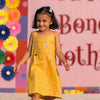 Mustard Twig Handwork Solid Premium Linen Dress