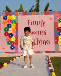 The Squirrel Picnic Print Premium Linen Coord Set