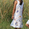 Griffin's Universe Print Premium Linen Dress