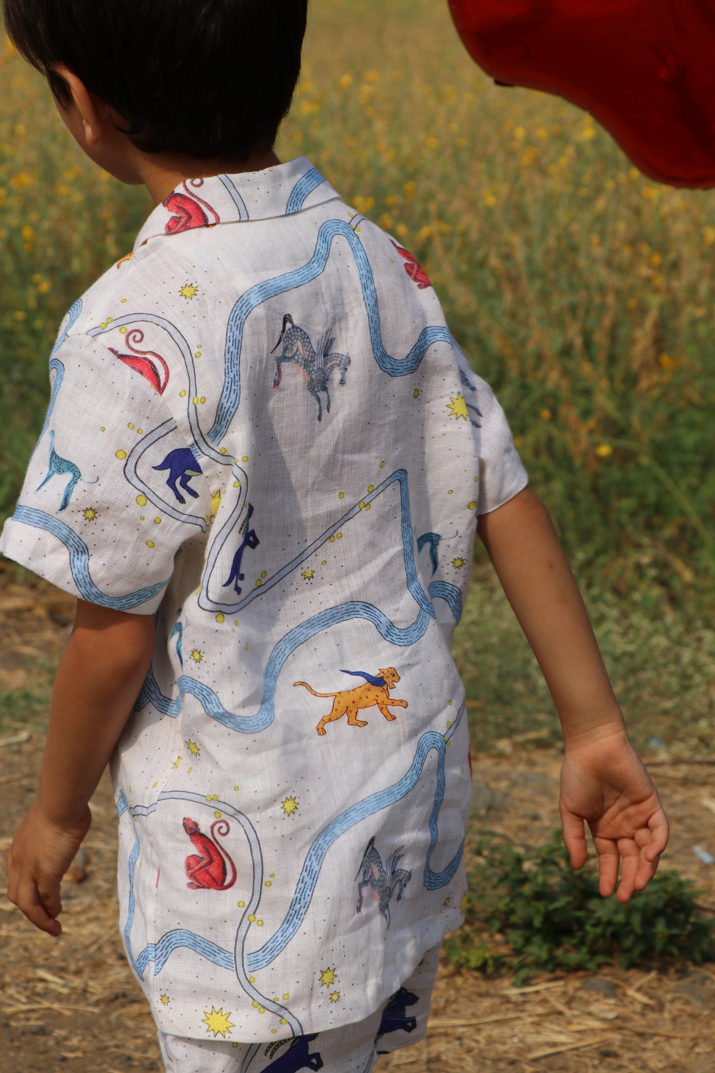 Griffin's Universe Print Premium Linen Coord Set