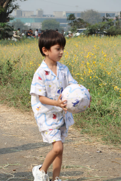 Griffin's Universe Print Premium Linen Coord Set