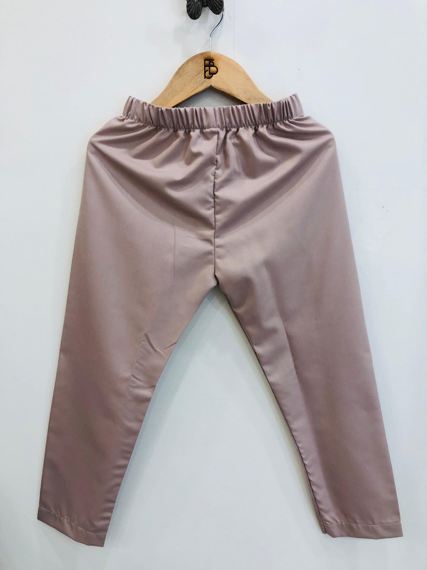 Floral Elegance Silk Long Koti Pure Cotton Kurta Pajama Set