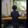 Royal Elephant Work Premium Satin Jodhpuri Open Jacket with Kurta Pajama Set - Dark Blue Color - Funny Bones Clothings